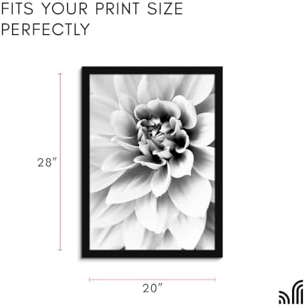 Americanflat 20x28 Poster Frame - Engineered Wood - Black - Image 2