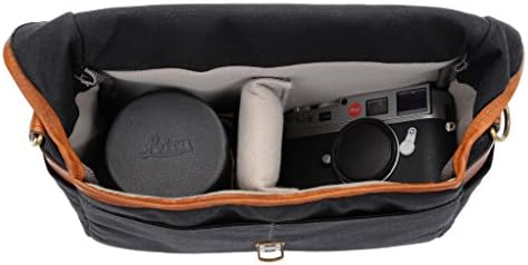 ONA - The Bowery - Camera Messenger Bag - Black Waxed Canvas (ONA5-014BL) - Image 6
