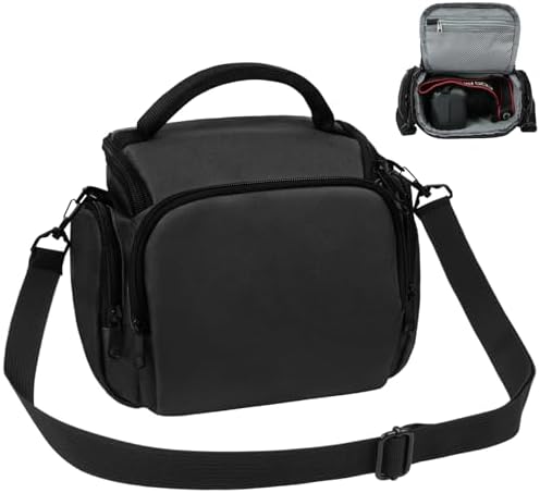 Ainiv DSLR Camera Bag, Large Waterproof Anti-Shock SLR Camera Case, Black by Ainiv