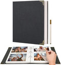 Vienrose 3-Ring Self-Adhesive Photo Album 9x10.6 In, 40 Pages, Black by Vienrose