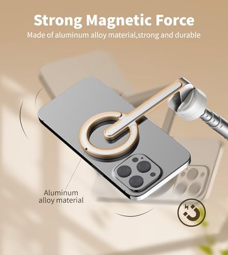 TONEOF 68" Magnetic Aluminum Phone Tripod Selfie Stick for iPhone & Android - Image 3