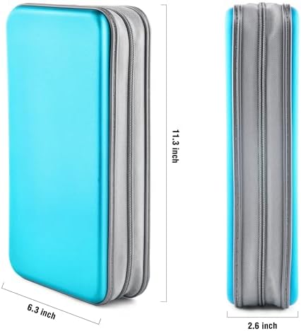 96‑Capacity Hard Plastic CD/DVD Binder for Car, Home & Travel - Image 6