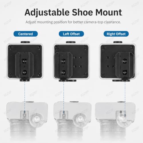 Lightweight Camera Top Light Meter, Ambient Light Digital Exposure Meter, Adjustable Shoe Mount, Ev Range 1–22, 30° Fov with OLED Display, for Film Cameras, Photography and Studio Use - Image 3