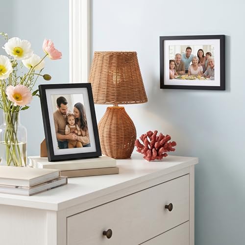 Americanflat 5x7 Picture Frame 2-Pack - Matted to 4x6 - Black - Image 6
