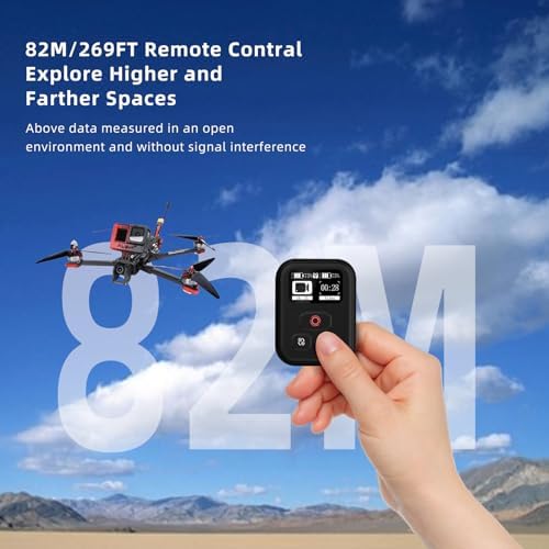 Remote Control Accessories for GoPro Hero Black 13/12/11/11Mini/10/9/8/Max,Wireless 269FT Remote Control Range OLED Display - Image 7