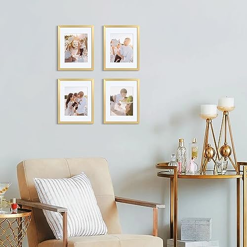 upsimples 11x14 Picture Frame, Gallery Wall Frames Set of 5, Gold - Image 2