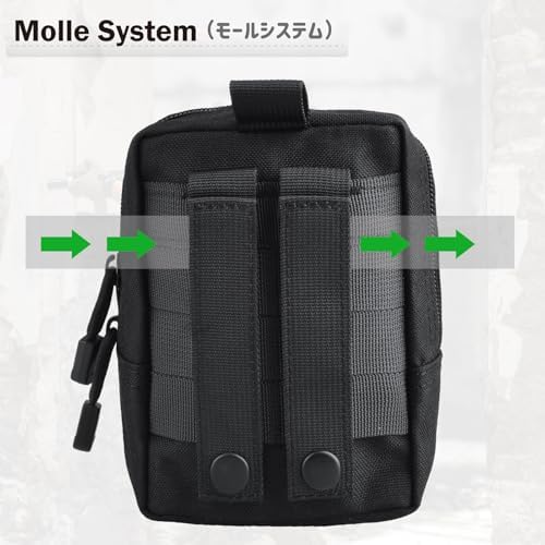 Azarxis Molle Pouches, Tactical Compact EDC Small Utility Pouch Waist Bags Sundries Storage Admin Organize Gear Gadget for Military Backpack - Image 4