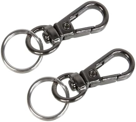 Foto&Tech Small Quick Release Adapter Clip for Camera with Round Lugs for Camera Strap, 33lb Breaking Force (1 Set, Gray) by FOTO%26TECH