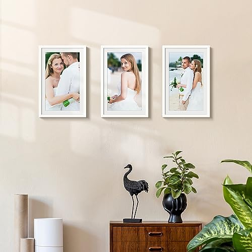 upsimples 11x17 Picture Frame, Gallery Wall Frames Set of 5, White - Image 2