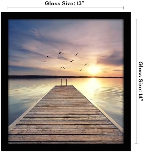 Americanflat 13x14 Picture Frame - Engineered Wood - Black - Image 2