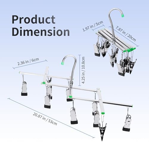 JJC 35mm 120 Film Drying Hanging Rack with 10 Clips, Stainless Steel Film Hanger for 135 120 4x5 Film, Darkroom Supplies Foldable Frame, Windproof Soft Clip, No Scratche - Image 6
