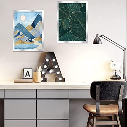 Silver 9x11 Picture Frame, Lightweight Sturdy Gallery Wall Decor - Image 4