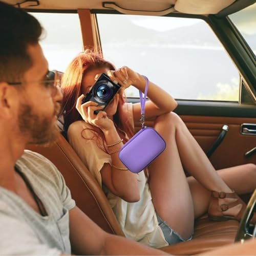 Digital Camera Case for Travelers & Vloggers, Case Only, Purple - Image 6