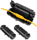 3 Pack Waterproof Plug Cover for Outdoor Extension Cord, Black by Unknown
