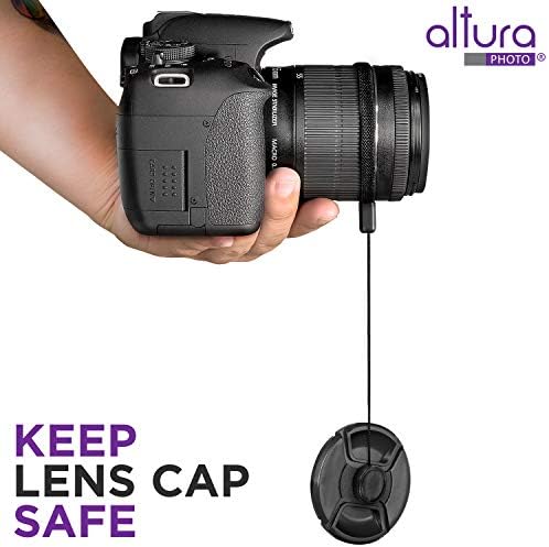 Altura Photo 5 Pcs Lens Cap Leash, Keeper, Tether & Holder for Camera Lens - Image 6
