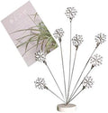 8-Branch Family Tree Picture Frame Holder, Card Photo Clips Holder Desk Stand for Memo Paper Note Photo Christmas Wedding Card Display (White Snowflake) by TFu