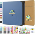 Vienrose DIY Scrapbook Photo Album Kit,12x12 Inch,60 Pages,Light Blue by Vienrose