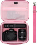 Small Camera Case Bag for Canon EOS Rebel T7/R50//R100 DSLR Camera Rosein by LTGEM