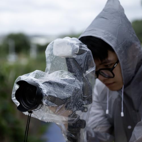 4PCS Clear Camera Rain Cover w Flash for Camera + Lens up to 6.3"x9.8"(DXL) - Image 7