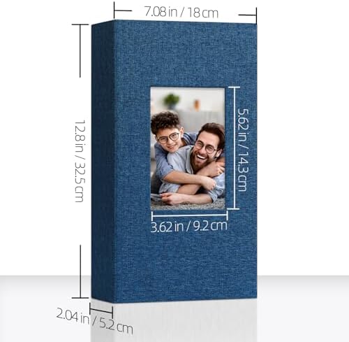Vienrose 4x6 Photo Album, 2 Pack, 600 Photos, Blue - Image 2