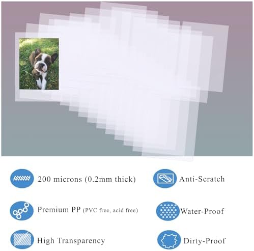 Kpop Photocard Sleeves with Storage Box, 100pcs 2x3 Mini Photo Holder - Image 6