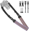 YFWE Adjustable Camera Neck Strap, Vintage Woven Shoulder & Crossbody Camera Strap with 4 Connection Ways, Anti-Slip Camera Strap for DSLR, Mirrorless & Camcorder, Travel & Outdoor Photography Gear by YFWE
