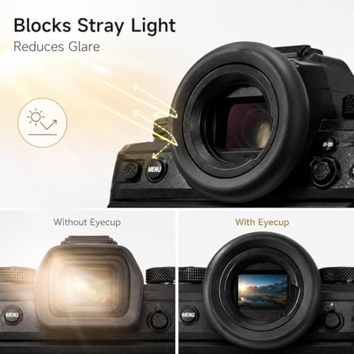 Extended Z8 Z9 Zf DK-33 Eyepiece, Round Soft Silicone Camera Eyecup - Image 4