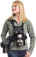 Nicama Camera Harness Carrier Chest Vest for 2 Cameras Canon Nikon Sony by Nicama