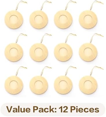 LWR CRAFTS Wooden Mini Round Photo Frame Pack of 12 - Image 4