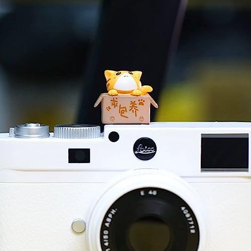 ZOSTLAND Adorable SLR Camera Hot Shoe Boot Cover Cap,Box Shoe Protector,Compatible with Sony Fuji Canon Nikon Pentax Leical. (2pcs Cat) - Image 2