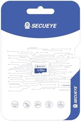 32GB TF Memory Card Class 10 FAT32 High Speed Reading/Writing for Security Camera Dash Cam 24/7 Recording by SECUEYE