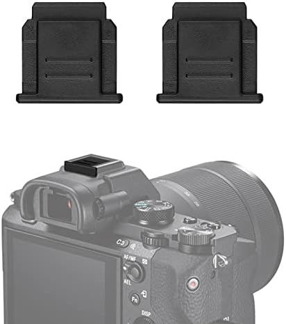 Updated Soft Silicone Camera Eyepiece Eyecup for Sony A7III A7II A9 A7S A99II A58 A7 A7R IV A7RIII A7SII, 2Pack Camera Hot Shoe Cover for Sony + 2Pack Camera Eye Cup Replacement for Sony - Image 5