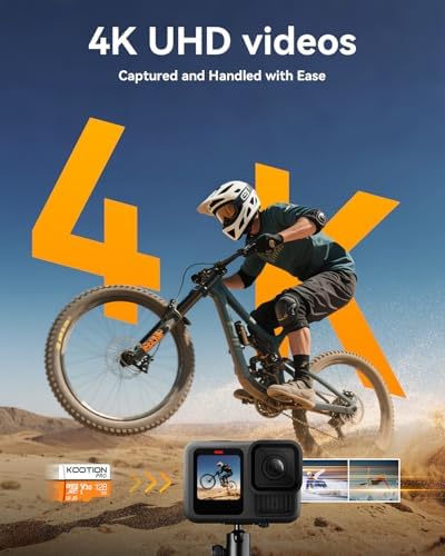 KOOTION 128GB 10-Pack Micro SD Card with Adapter, High-Speed TF Flash Memory Card U3, A1, V30, 4K UHD, microSDXC Memory Card - Image 3