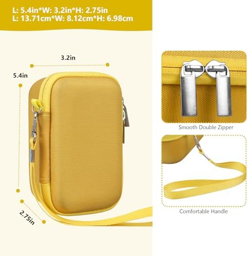 Hard Travel Case for Sony ZV-1, ZV-1F, ZV-1 II Digital Camera,Yellow - Image 3