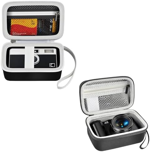 Digital Camera Case Compatible with KODAK EKTAR H35 H35N Half Frame Film Camera + Digital Camera Case Compatible with KVUTCIEIN for Femivo Vlogging Camera by Grapsa