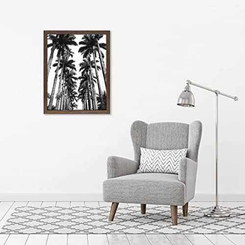 Americanflat 22x28 Poster Frame - Mahogany Engineered Wood with Polished Plexiglass - Wide Picture Frame for Vertical or Horizontal Wall Display - Epic Collection - Mahogany - Image 5