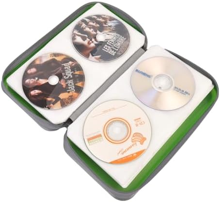 alavisxf xx CD Case, 96 Capacity Hard Plastic Organizer Wallet for Car - Image 3