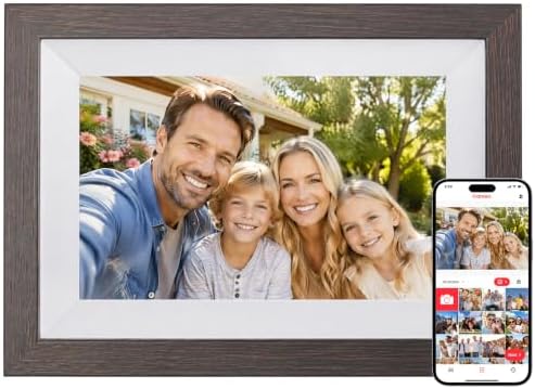Ciowain 10.1" WiFi Digital Picture Frame, Smart Cloud, Frameo App by CiowainSmartDigitalFrame