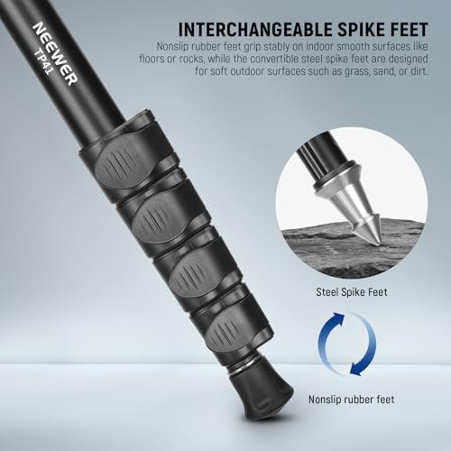NEEWER 61"/155cm Camera Monopod Stand, Aluminum Alloy, Portable, TP41 - Image 5