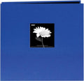 Pioneer Book Cloth Cover Post Bound Album 12"X12" - Cobalt Blue by PioneerPhotoAlbums