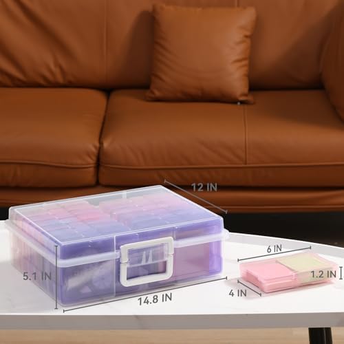 novelinks Photo Storage Boxes with Handle, Photo Organizers and Storage - Image 2