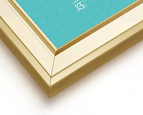 LaVie Home 4x4 Picture Frames (12 Pack, Gold) Simple Designed Photo Frame with High Definition Glass for Wall Mount & Table Top Display, Set of 12 Classic Collection - Image 4