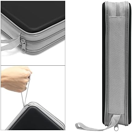 Siveit CD DVD Cases 96 Capacity Disc Storage Binder for Car(Black) - Image 3