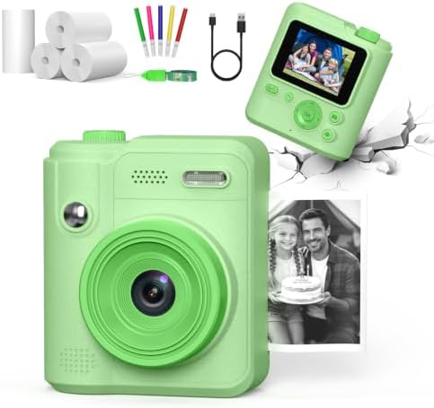 Gofunly Kids Camera Instant Print: Birthday Gifts for Age 4-10 Girls Boys by Gofunly