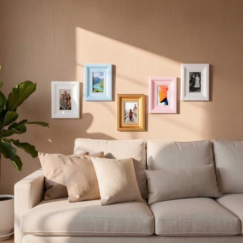 12 Pcs 2 x 3 Inch Small Colorful Picture Frames Bulk Vintage - Image 6