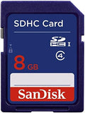 SanDisk 8GB SDHC Card Class 4 Secure Digital Flash Memory SDSDB-008G - Bulk Packaging by Sandisk
