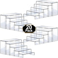 Aheroi Acrylic Risers Display Stands, Acrylic Stands for Display 20Pcs 4Set by Aheroi
