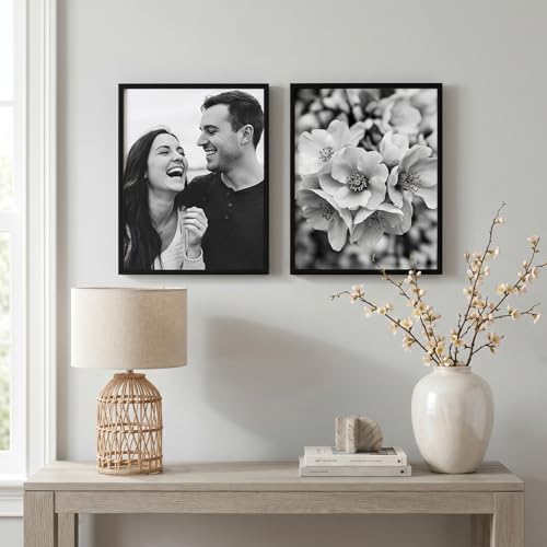 Americanflat 11x14 Picture Frame 2-Pack - Slim Molding - Black - Image 6