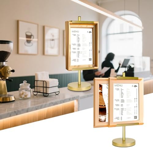28''Adjustable Tabletop Easel Stand, Picture Easels for Display-Gold - Image 5