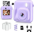Kids Camera Instant Print, Dual-Lens 48MP Digital Camera,Purple,Aasonida by ThePertectGiftforChildren